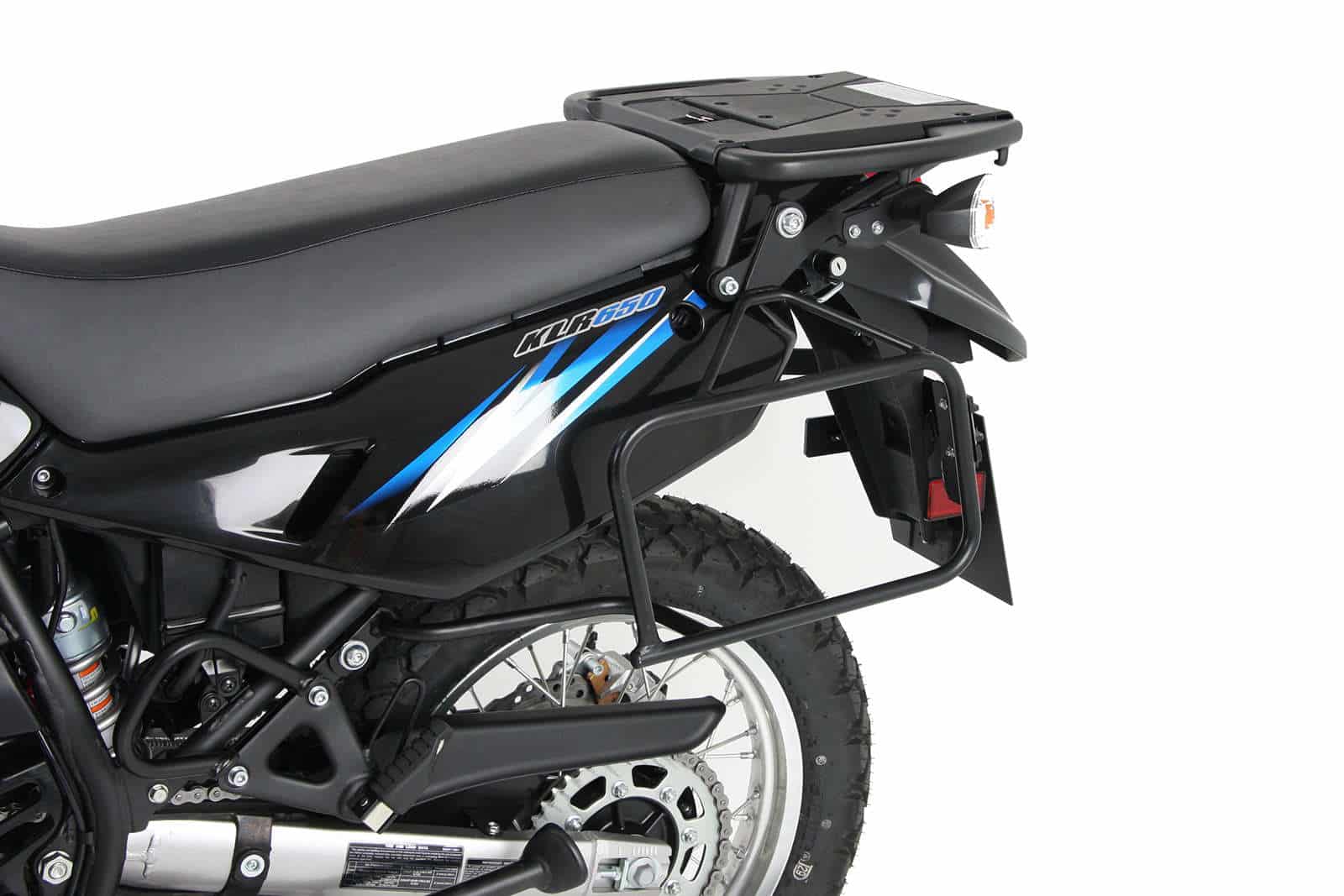 Seitenkofferträger Lock-it schwarz für Kawasaki KLR 650 Export-Modell (2008-2018)