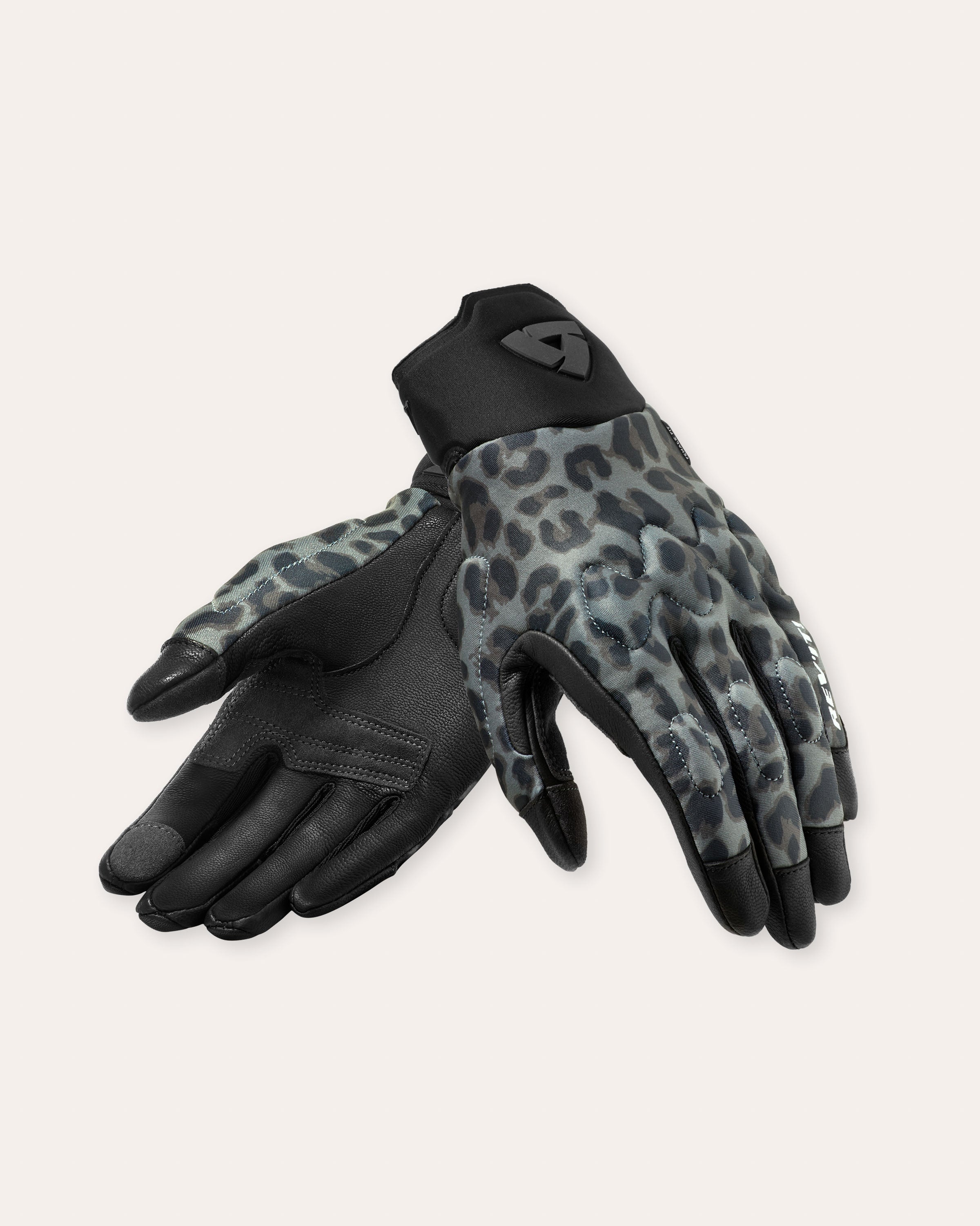 Handschuhe Spectrum Ladies Leopard-Dunkelgrau XS Standard