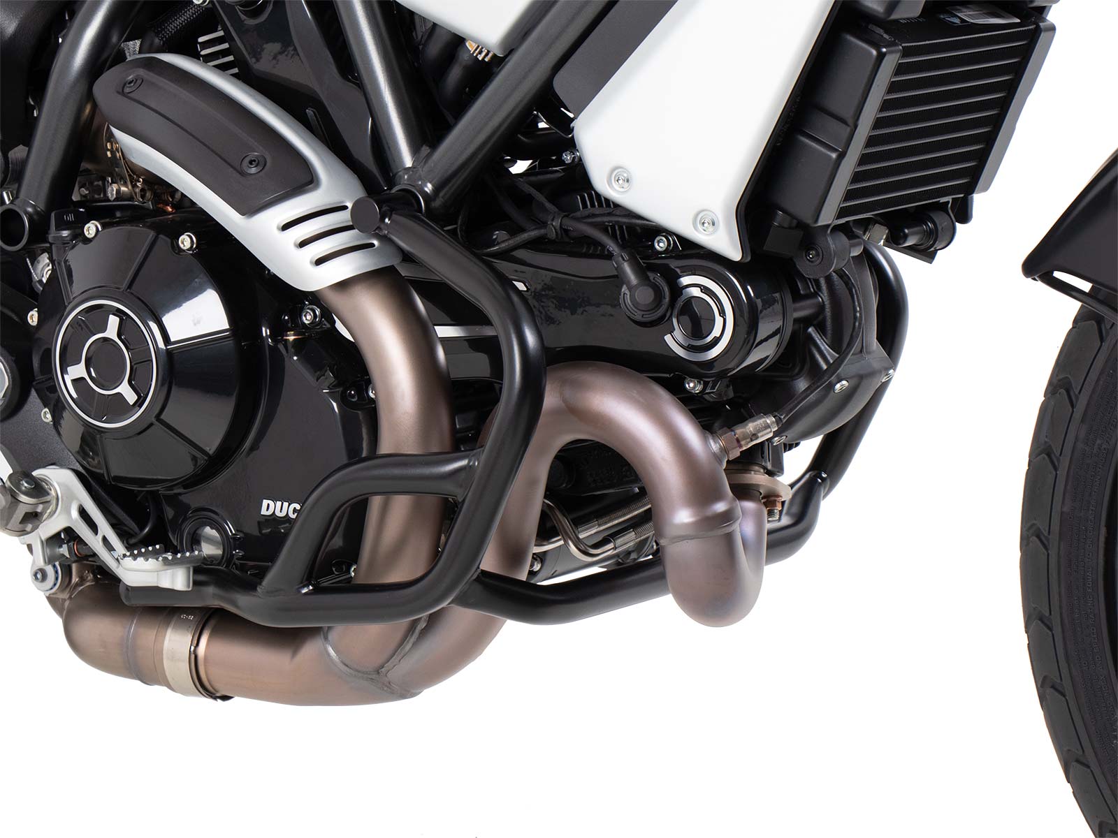 Motorschutzbügel schwarz für Ducati Scrambler 1100 Dark Pro/Pro/Sport Pro (2021-2024)