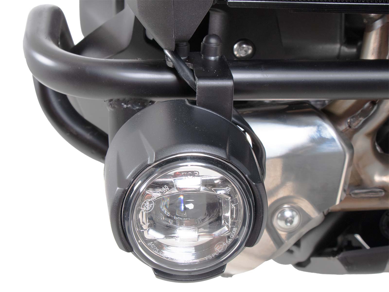 Adapterset schwarz für original Zusatzscheinwerfer für Kombination mit Hepco&Becker Motorschutzbügel  für Honda NT 1100 (2022-2024)