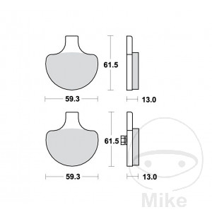 Bremsklotz Standard TRW Alternative: 7370596