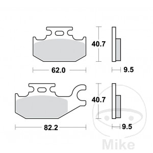 Bremsklotz Sinter SI TRW Alternative: 7325608