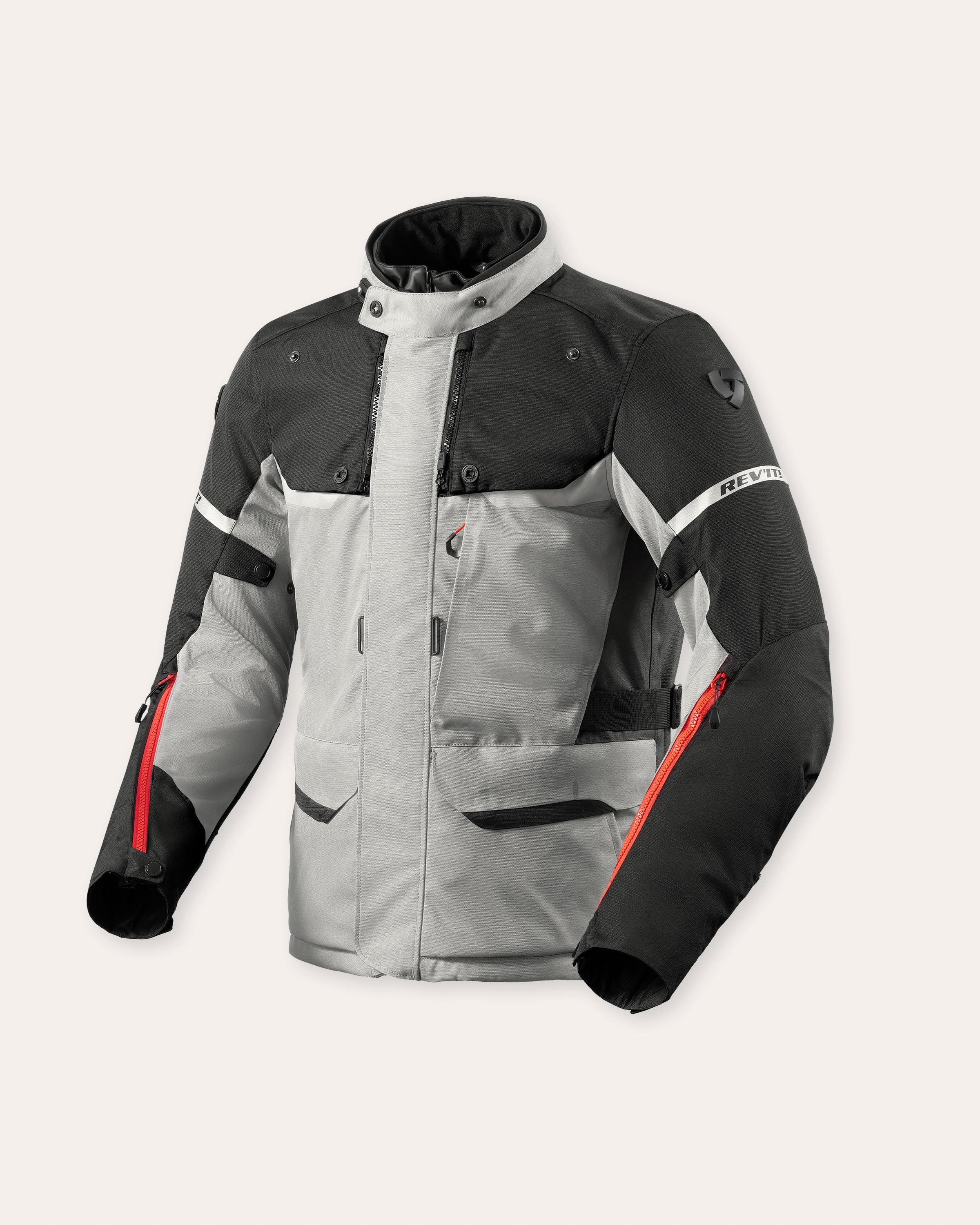Jacke Outback 4 H2O Silber-Schwarz 3XL Standard