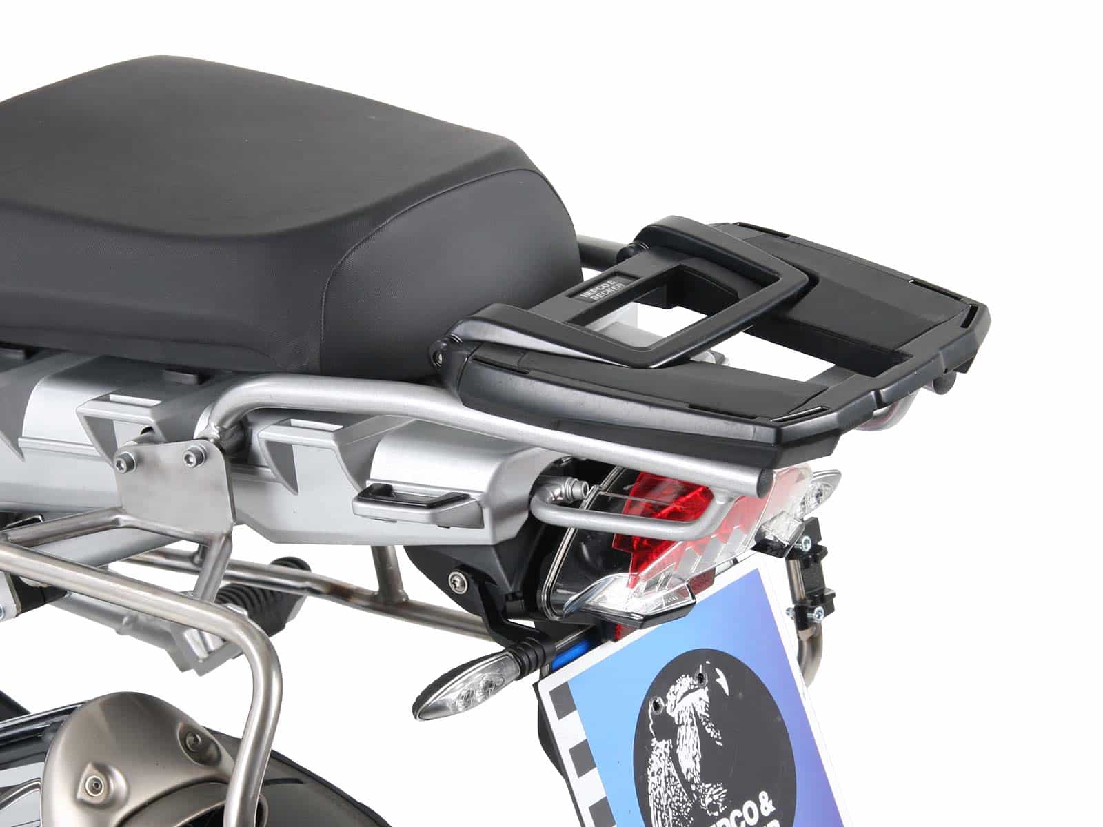 Easyrack Topcaseträger für Kombination ohne Original-Gepäckbrücke silber für BMW R 1200 GS (2008-2012)