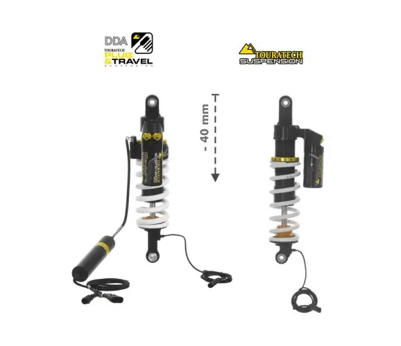 Touratech Suspension FAHRWERKSET Plug & Travel Tieferlegung -40mm BMW R1250GS Adventure