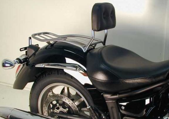 Solorack mit Rückenlehne chrom für Yamaha XVS 1300 Midnight Star (2007-2016)