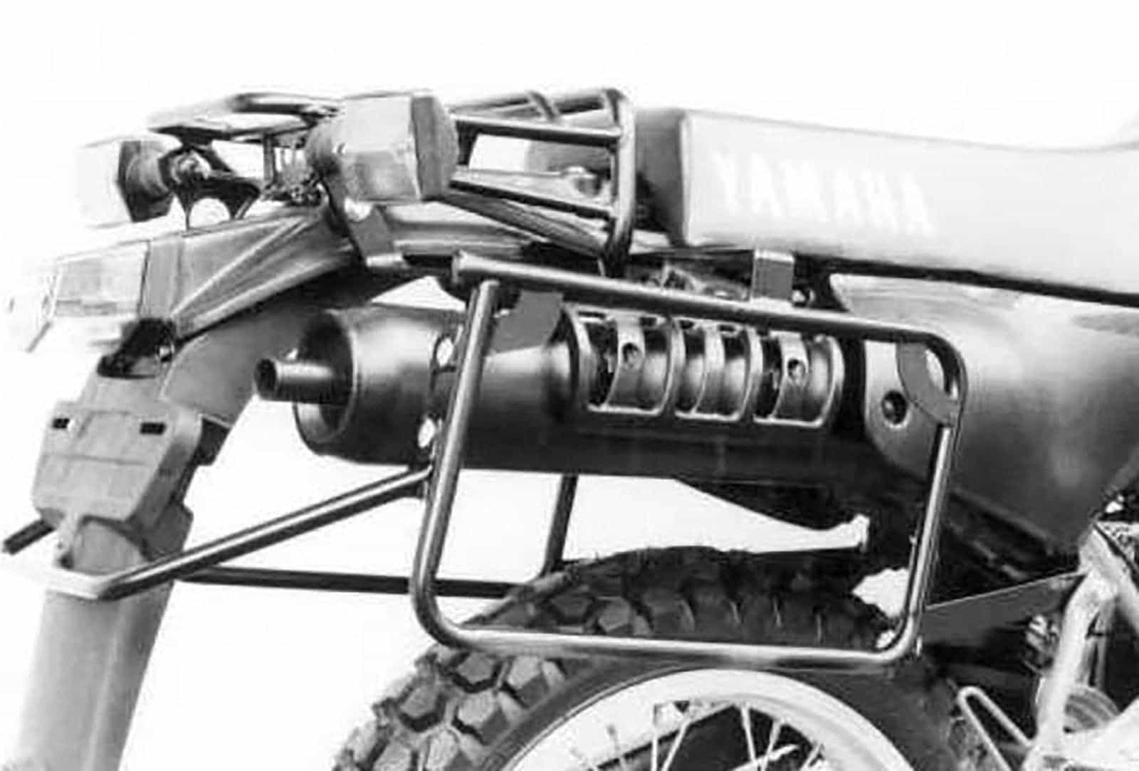 Seitenkofferträger festverschraubt schwarz für Yamaha XT 350 (1985-1995)