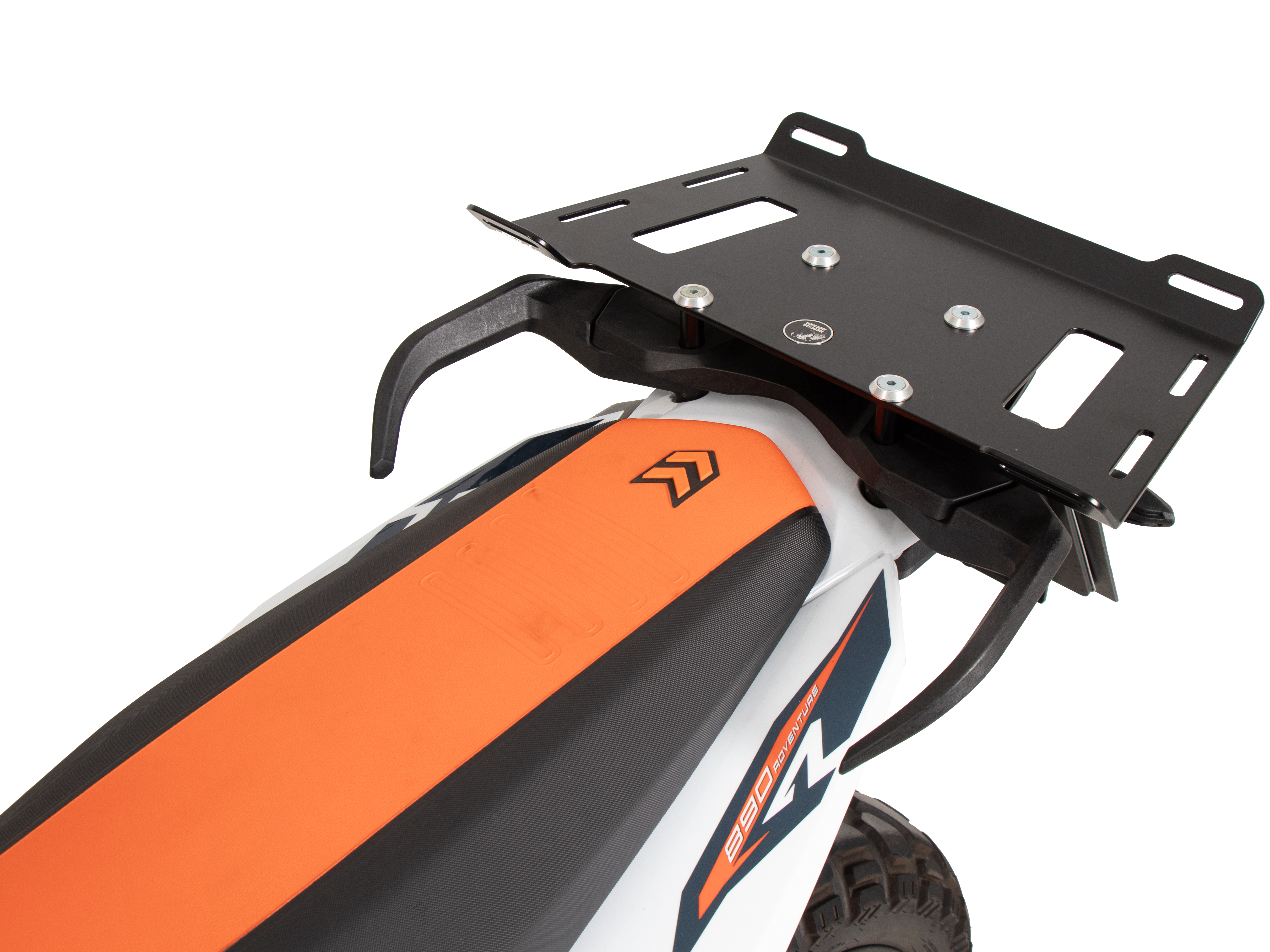 Gepäckbrückenverbreiterung für Originalbrücke schwarz für KTM 790 Adventure (2024-)