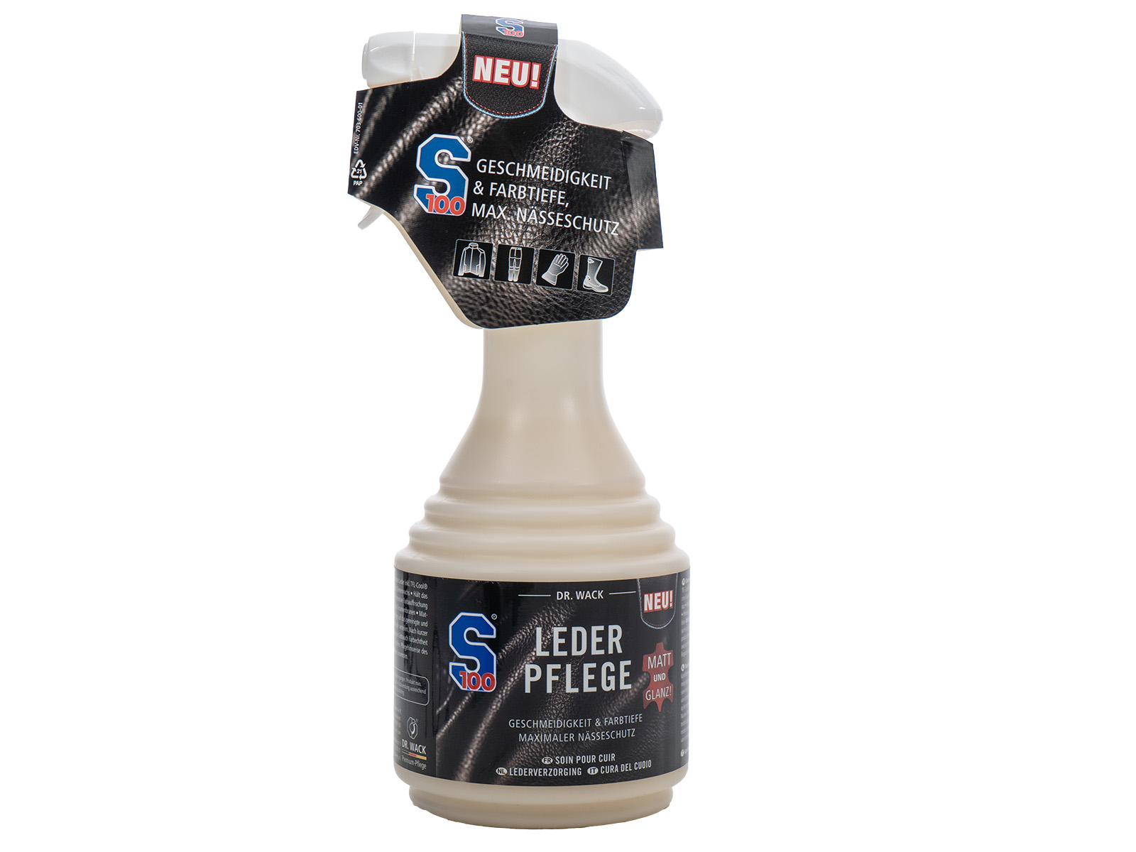 S100 Leder-Pflege - neu: 500 ml für Matt & Glanz