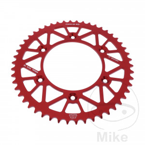 Alu-Kettenrad 50Z Teilung 520 rot JT Innendurchmesser 125 Lochkreis 153
