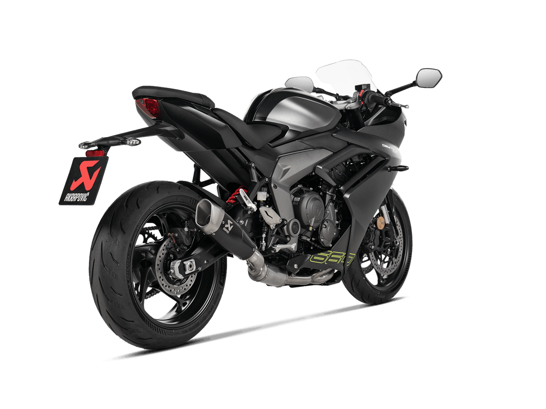 Akrapovic Auspuff Komplettanlage Edelstahl TRIUMPH Daytona/Tiger Sport 660 ohne Halterung