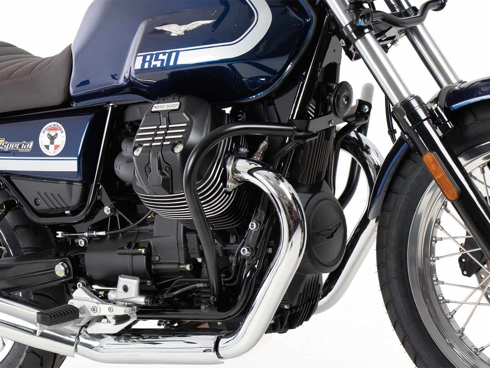 Motorschutzbügel schwarz für Moto Guzzi V7 Special/Stone/Centenario (850 ccm) (2021-2024)