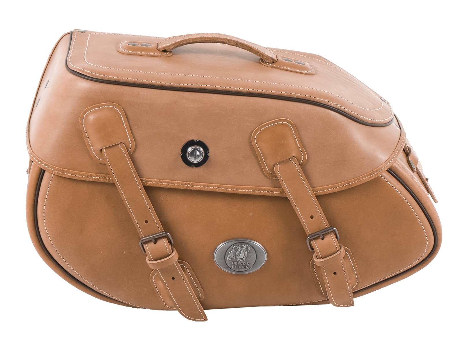 Ledereinzeltasche Buffalo sandbraun links für C-Bow Träger