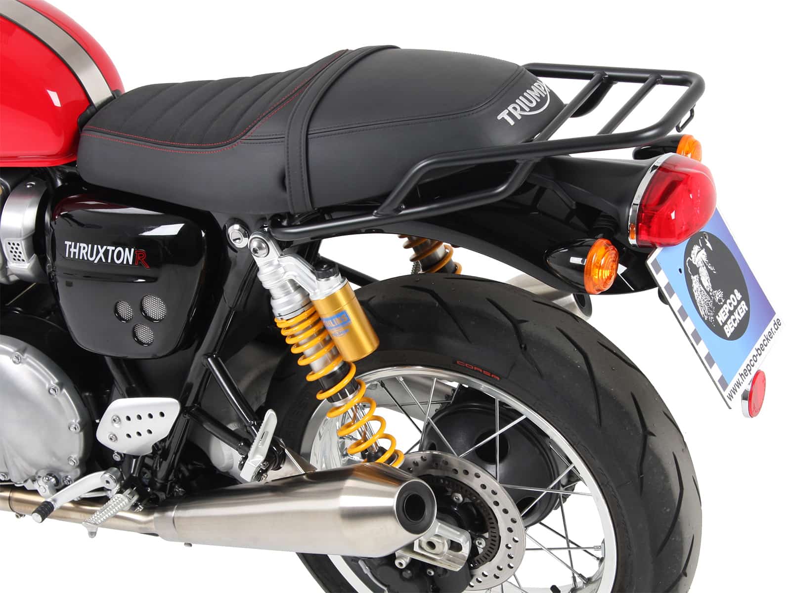 Rohrgepäckbrücke schwarz für Triumph Thruxton/R/RS (2016-2024)