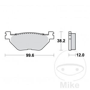 Bremsklotz Sinter Scooter TRW Alternative: 7323009