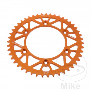 Alu-Kettenrad 47Z Teilung 520 orange JT Innendurchmesser 125 Lochkreis 150