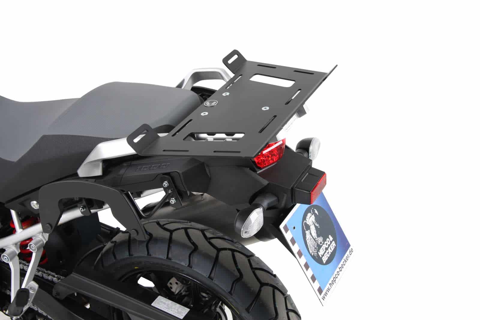 Gepäckbrückenverbreiterung schwarz für Suzuki V-Strom 650/XT (2017-2025)