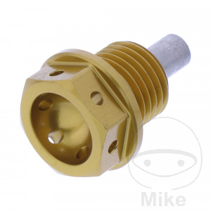 Ölablassschraube magnetisch JMP Bolt M14X1.5 mm 12 mm Alu Racing gold