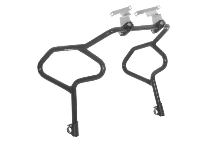 Touratech Sturzbügelerweiterung Edelstahl schwarz für BMW R1200GS LC (2013-2016)