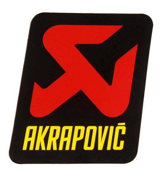 Akrapovic Aufkleber 60 mm hitzefest