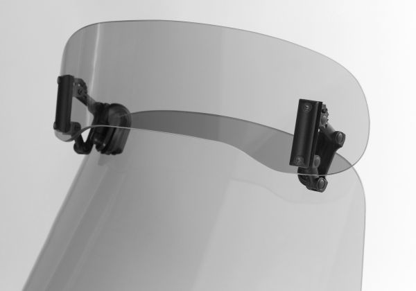 VSA-TYP B (33/22 CM) - Vario-Spoiler--Aufsatz "VSA-B" inkl. Klemme alle Baujahre - rauchgrau