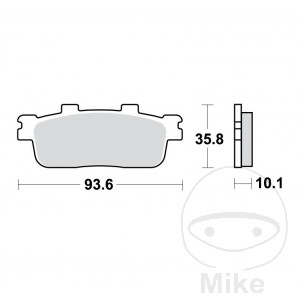 Bremsklotz Sinter Scooter TRW Alternative: 7323496