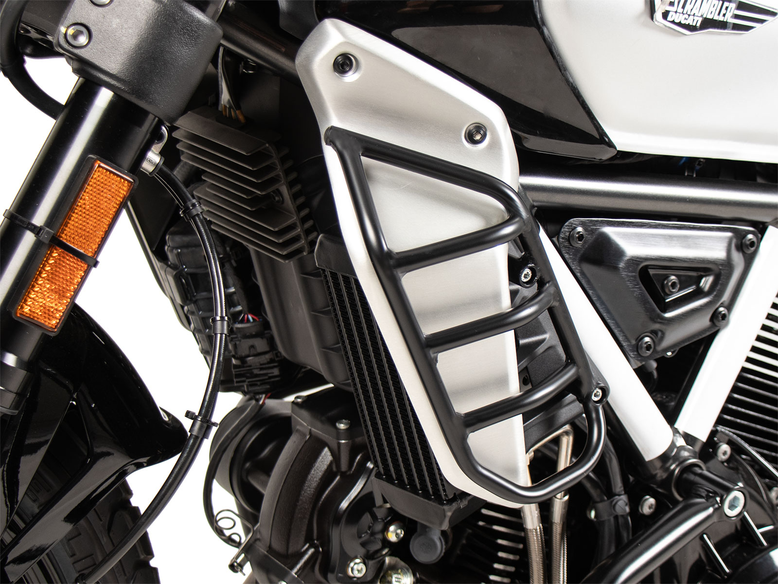 Kühlerschutz schwarz für Ducati Scrambler 800 Icon / Dark (2023-)