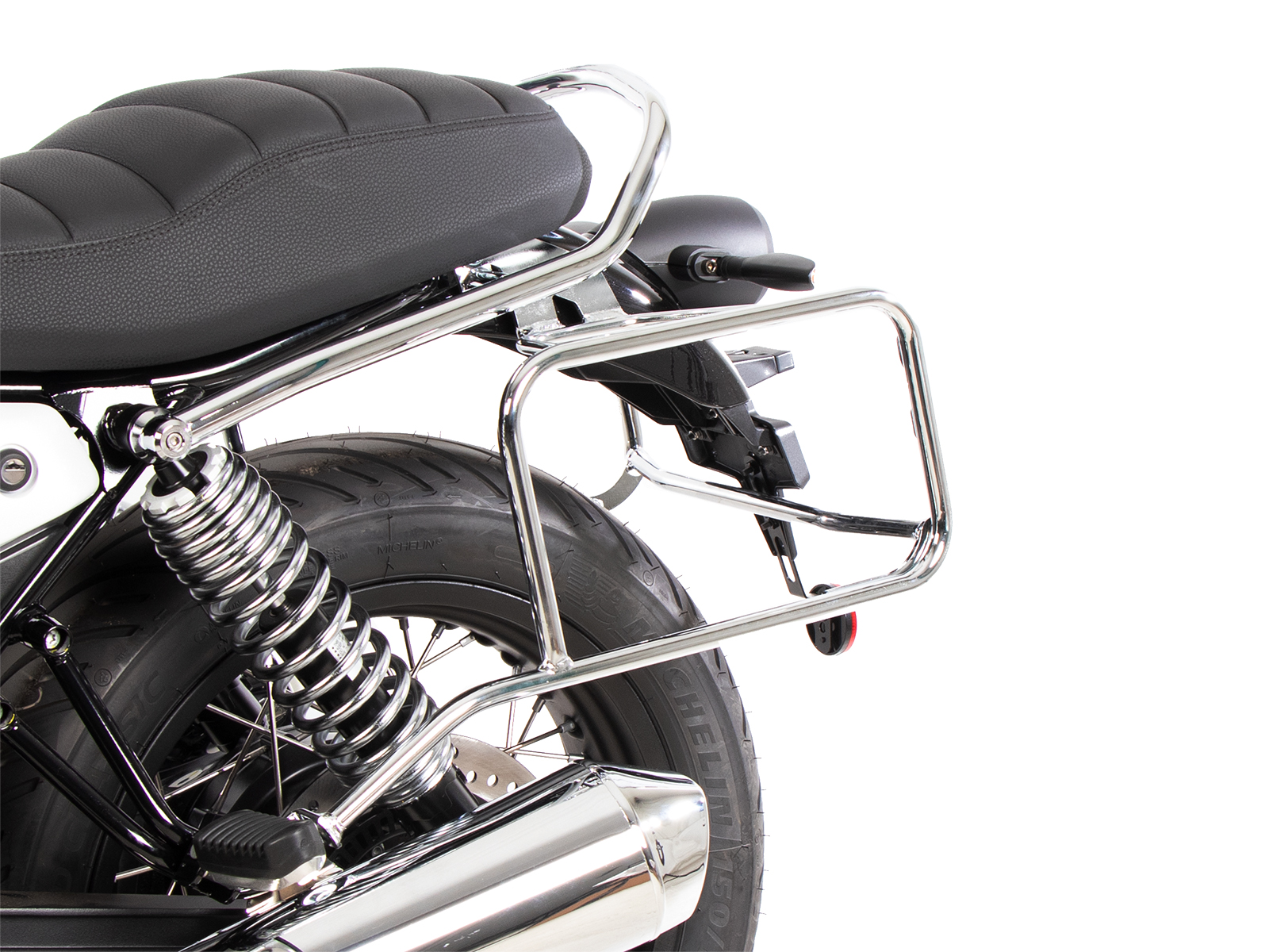 Seitenkofferträger festverschraubt chrom für Moto Guzzi V7 Special (2025-)