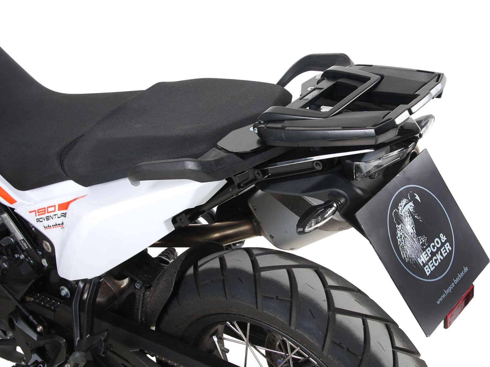 Easyrack Topcaseträger für Kombination mit Originalbrücke schwarz für KTM 890 Adventure / R / Rally (2021-2022)