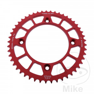 Alu-Kettenrad 49Z Teilung 428 rot JT Innendurchmesser 110 Lochkreis 132