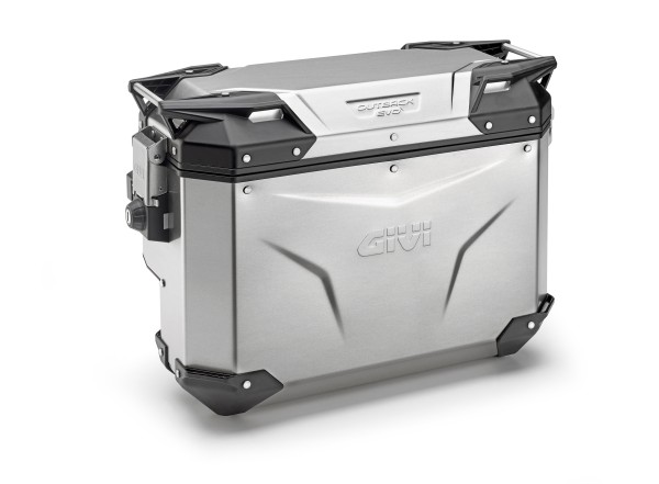 Seitenkoffer Trekker Outback Evo 33 - rechts - seitlich versetzt / Alu / 33L / Max Zuladung 10 kg