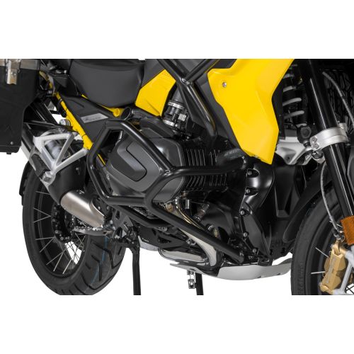 Sturzbügel Edelstahl, schwarz für BMW R1250GS