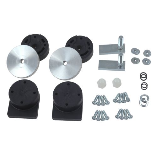 Anbausatz für Motorrad Alukoffer 18 mm