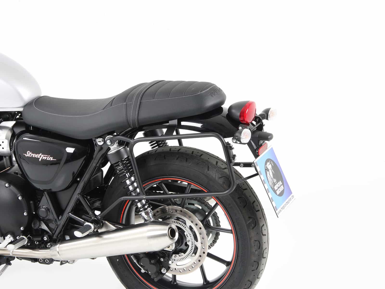 Seitenkofferträger festverschraubt schwarz für Triumph Speed Twin 900 (2023-2024)