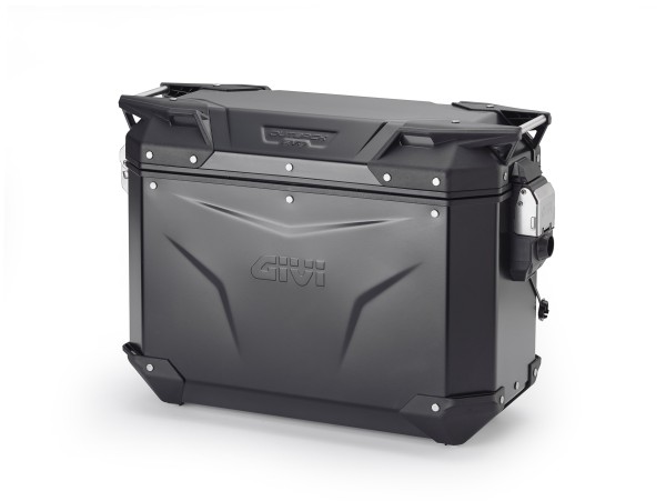 Alu-Seitenkoffer Trekker Outback EVO 37, schwarz Links, 37 Liter / SMART SECURITY LOCK