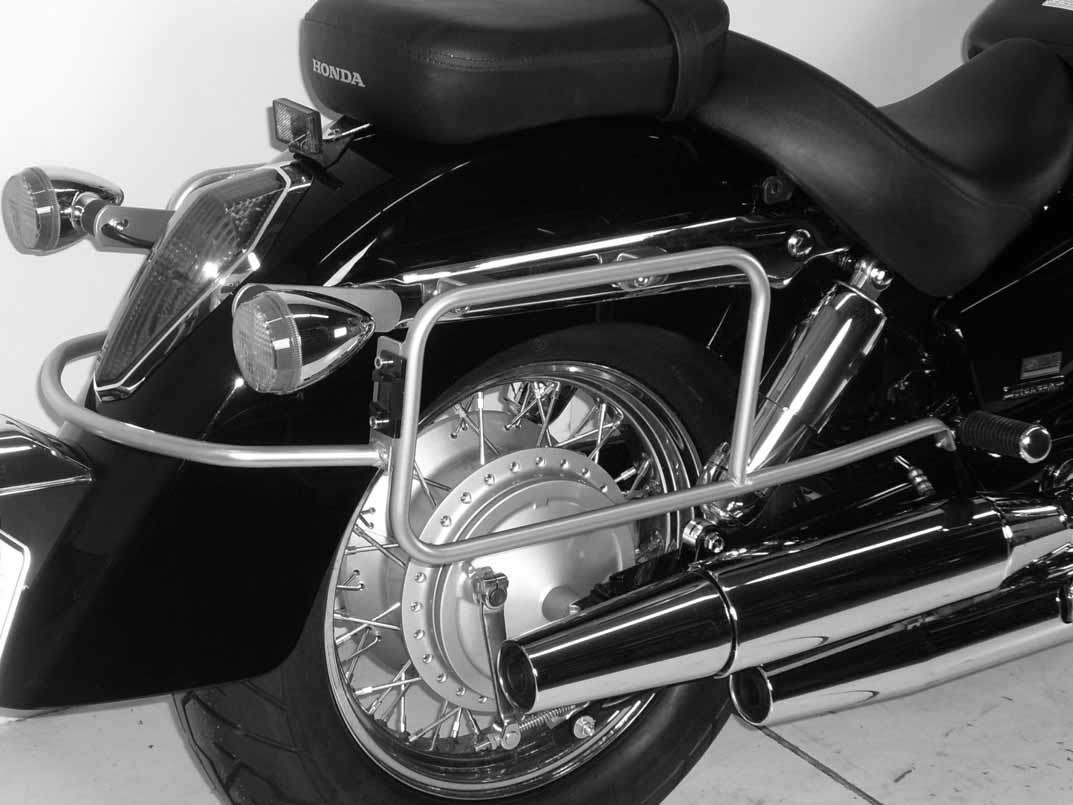 Seitenkofferträger festverschraubt chrom für Honda VT 750 Shadow (2008-)