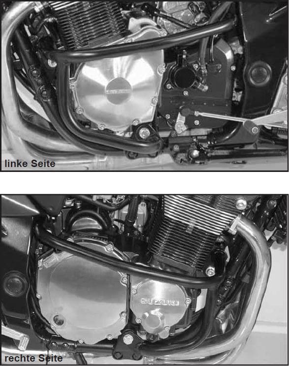 Motorschutzbügel chrom für Suzuki GSF 1200/S Bandit (2006)