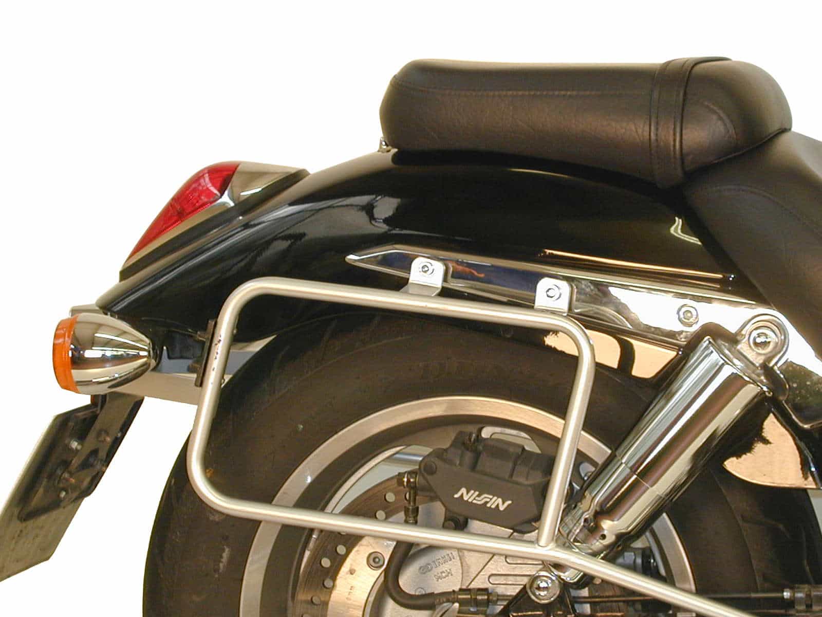Seitenkofferträger festverschraubt chrom für Honda VTX 1800 (2001-2006)