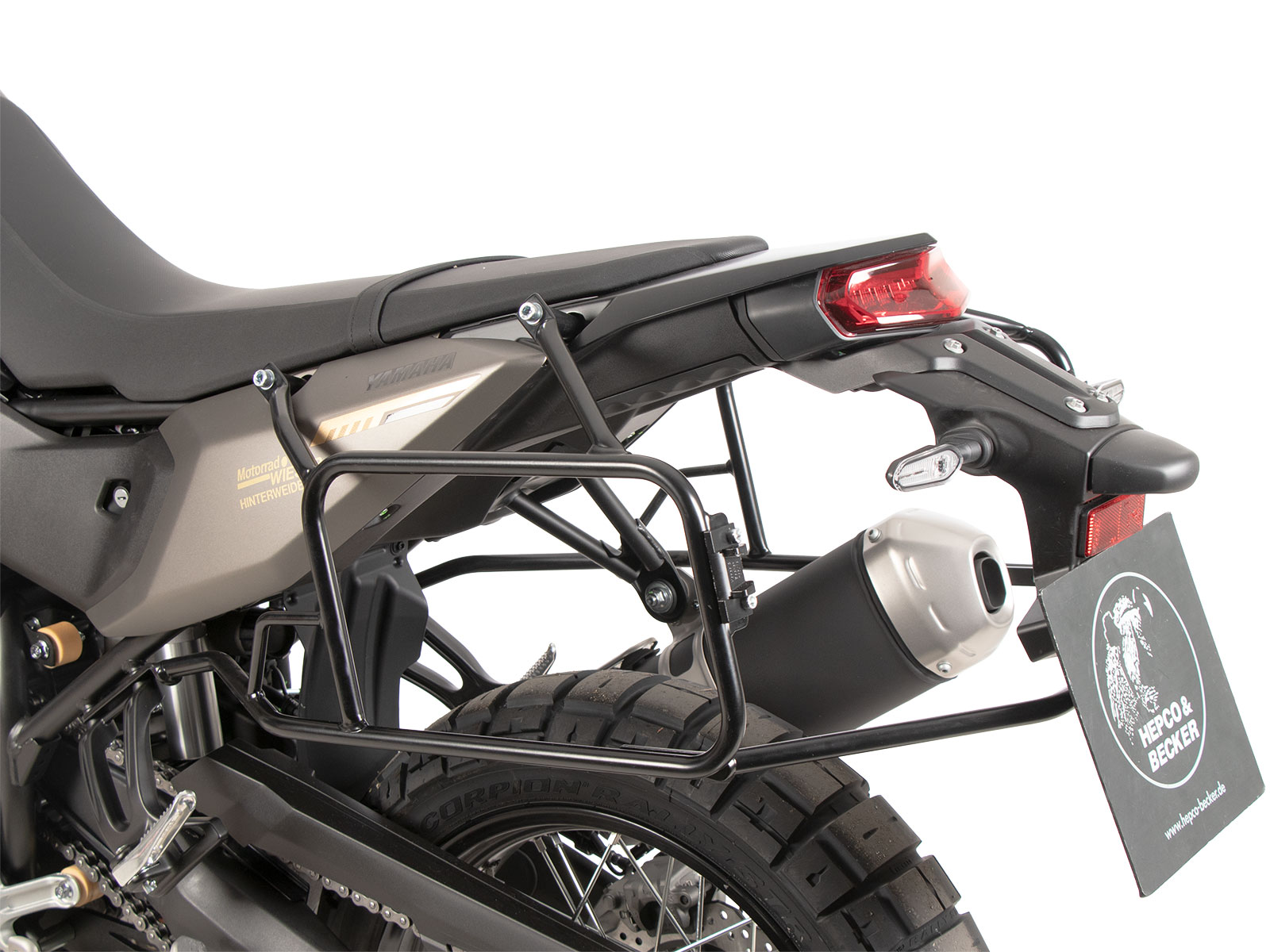 Seitenkofferträger festverschraubt schwarz für Yamaha Ténéré 700 (2025-)
