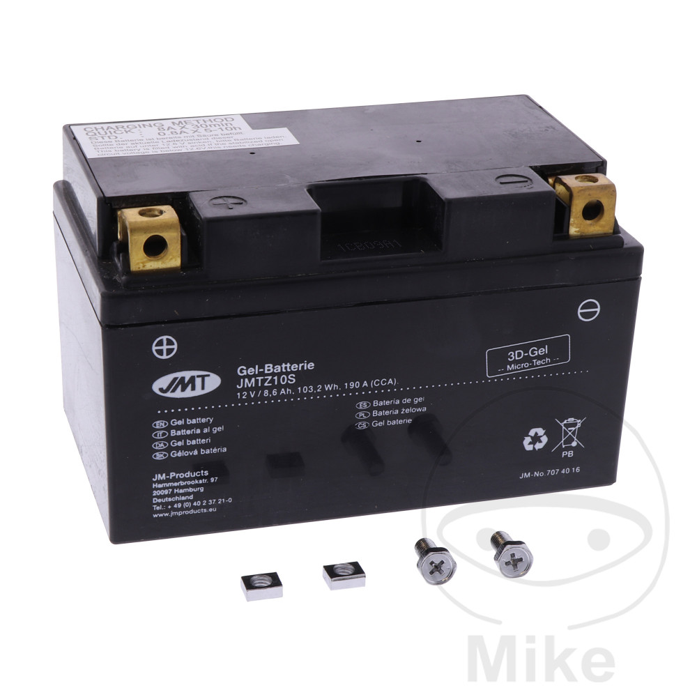 Batterie Motorrad YTZ10S Gel JMT Alternative: 7070923