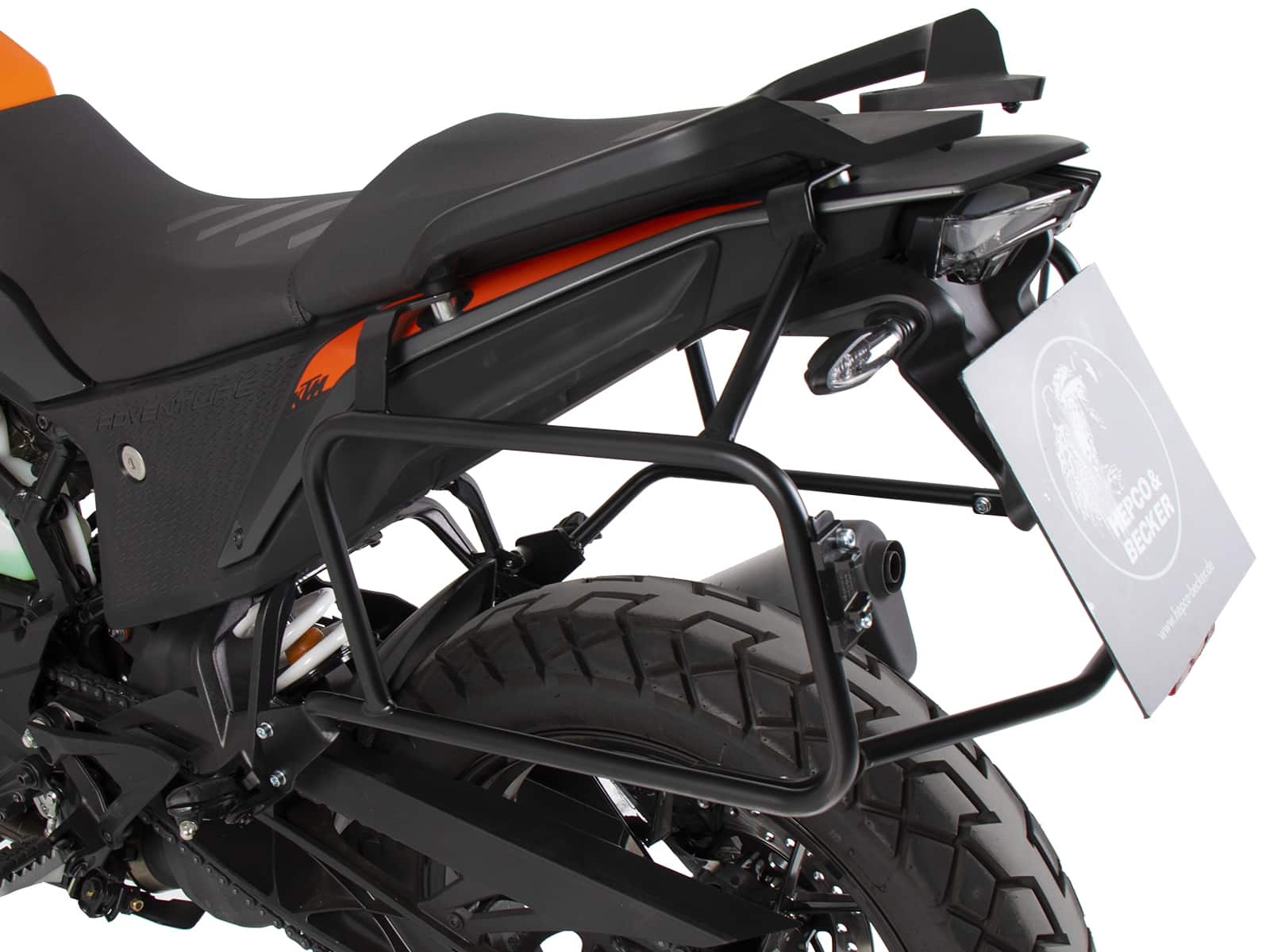 Seitenkofferträger festverschraubt schwarz für KTM 390 Adventure (2020-2024)
