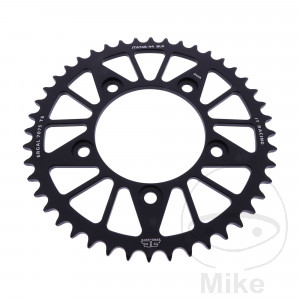 Alu-Kettenrad 44 Zähne Teilung 520 schwarz JT Innendurchmesser 100 Lochkreis 124