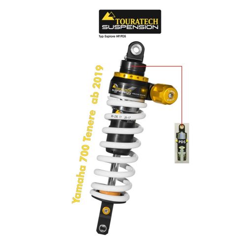 Touratech Suspension Federbein für Yamaha 700 Ténéré (2019-2024), Typ Level2