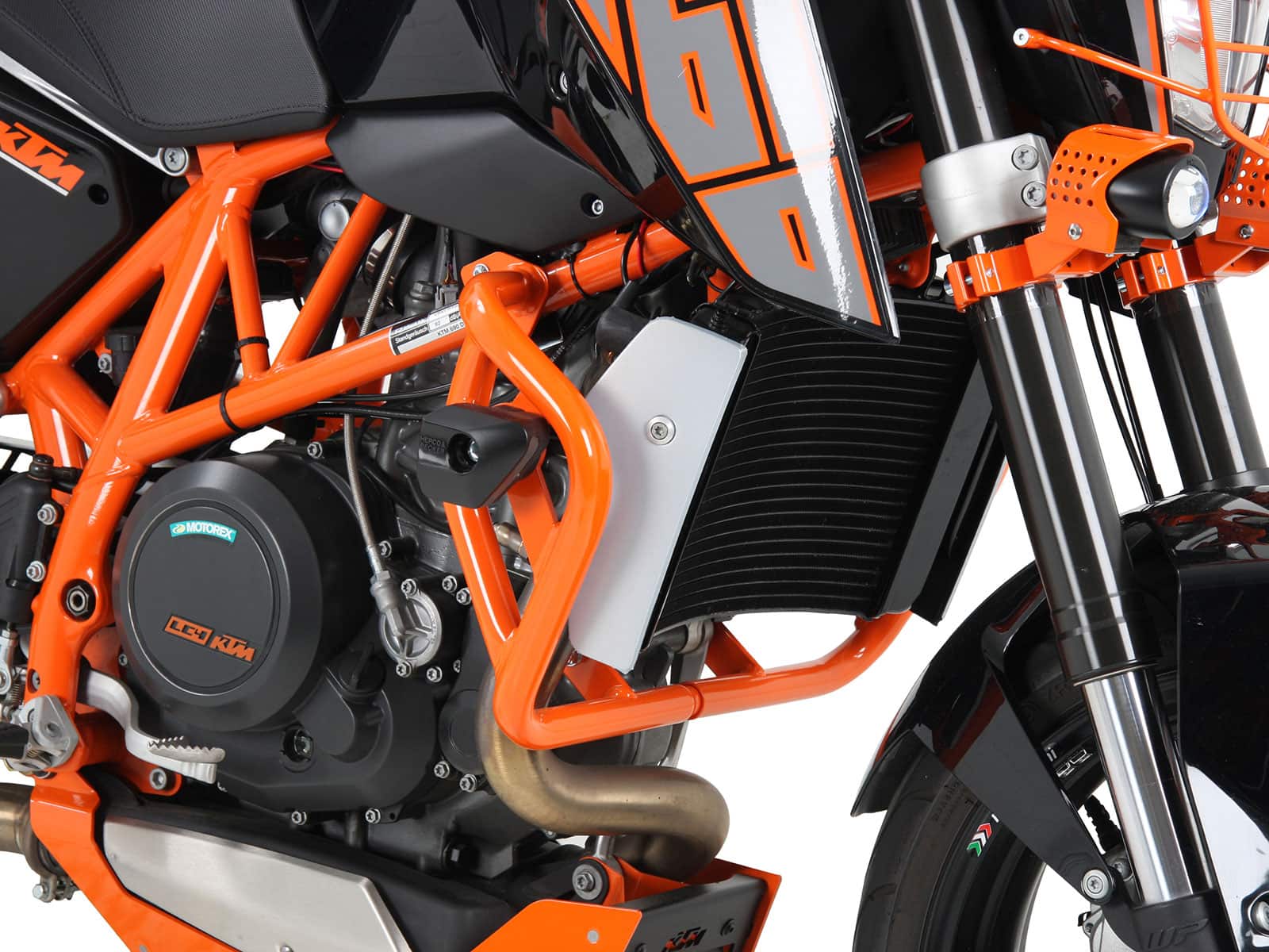 Motorschutzbügel orange für KTM 390 Duke (2013-2016)