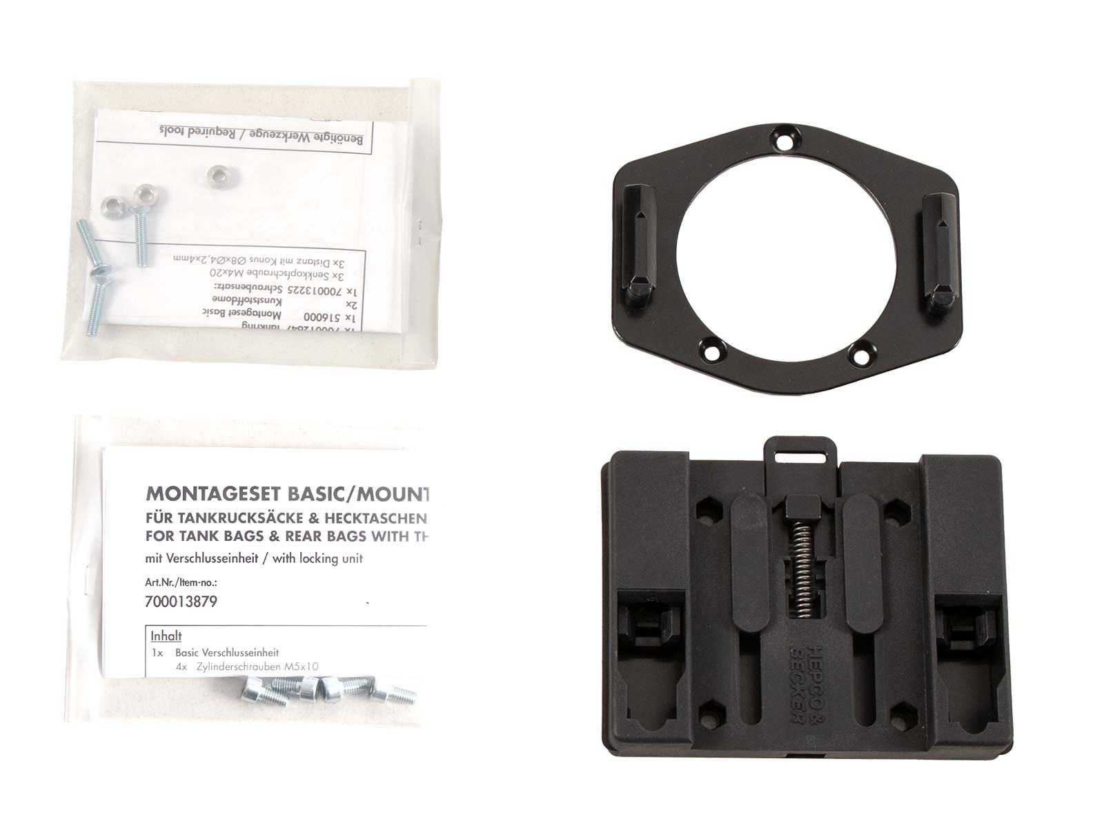 Universal Tankring BASIC 5-Loch Befestigung für Moto Guzzi mit Blechtank