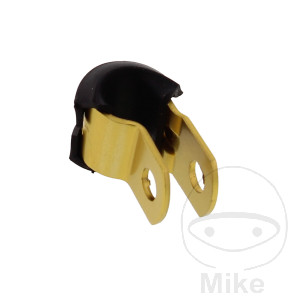 Halter Bremsschlauch JMP Bolt 5 mm Alu gold