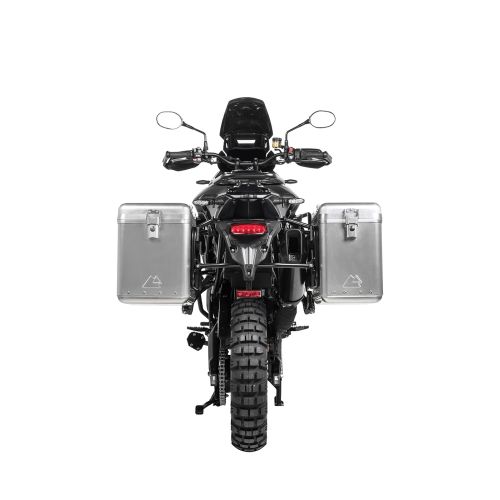 ZEGA Mundo Koffersystem für Triumph Tiger 900 - Alu Natur | 31/38 | Silber
