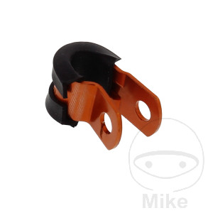 Halter Bremsschlauch JMP Bolt 5 mm Alu orange
