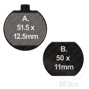 Bremsklotz Standard EBC Alternative: 7871361