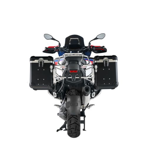 Motorrad Alukoffer System ZEGA Evo für BMW R1300GS Adventure mit Edelstahlträger